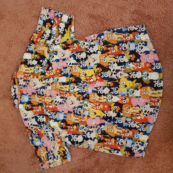 RSVLTS Bluey Primary Pals Button Up Shirt. Youth XL. Unisex. Kids. - Picture 9 of 9